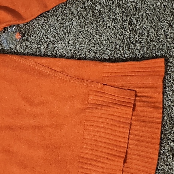 New Free People Phoebe Sweater Wool Blend Shell Coral Small Knit Pullover - Picture 5 of 10